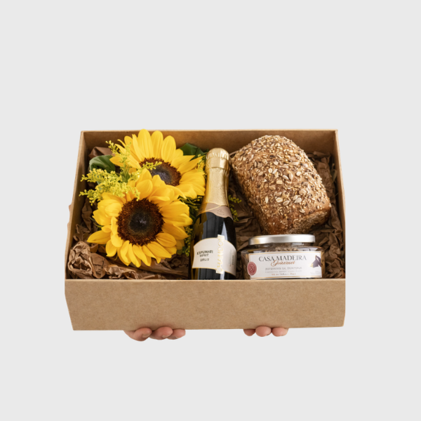 Cesta Girassol Gourmet